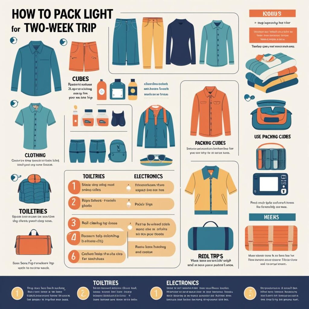 How to Pack Light for a Two-Week Trip