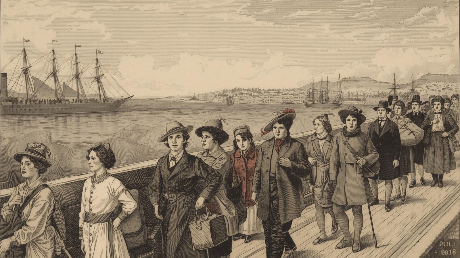 المسارات الرئيسية للهجرة إلى استراليا