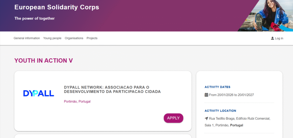 فرصة تطوع في البرتغال 2026 بتمويل كامل للعرب